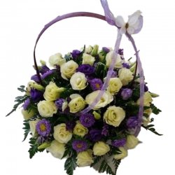 סלסלה פרחונית