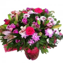 זר פרחים שלווה