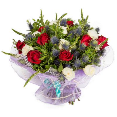 זר פרחים הגן הקסום